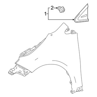 Toyota OE - Fender - Exterior Trim (Hatchback)