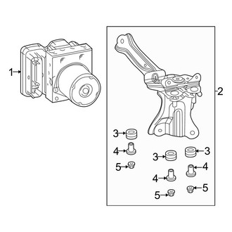 Toyota OE - Electrical - ABS Components (Hatchback)