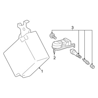 Toyota OE - Electrical - Tire Pressure Monitor Components (Hatchback)