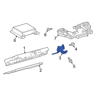 Toyota OE - Left GPS Navigation Control Module Bracket