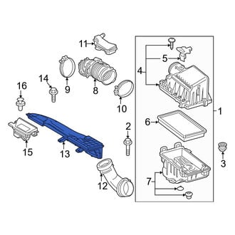 Toyota OE - Front Center Engine Air Intake Hose