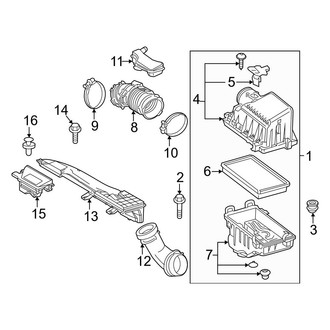 Toyota OE - Engine / Transaxle - Air Intake (Hatchback)