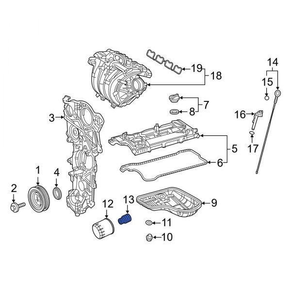 Engine Oil Filter Adapter