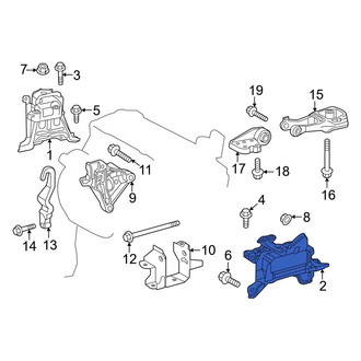 Toyota OE - Left Engine Mount