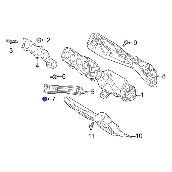 Exhaust Manifold Nut