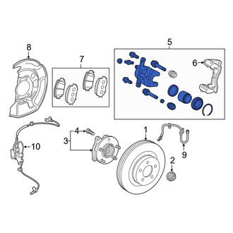 Toyota OE - Front Left Disc Brake Caliper