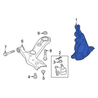 Toyota OE - Front Left Steering Knuckle