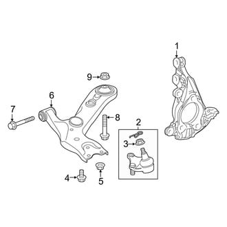 Toyota OE - Front Suspension - Suspension Components (SE / SE Nightshade / XSE Hatchback)