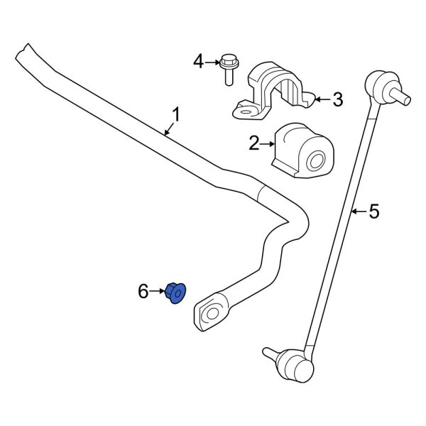 Suspension Stabilizer Bar Link Nut