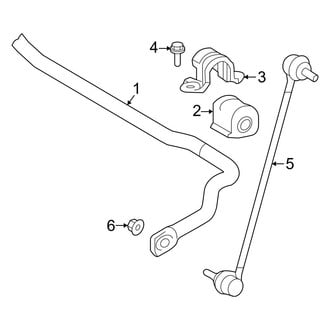Toyota OE - Front Suspension - Stabilizer Bar & Components (Hatchback)