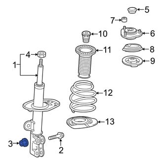 Toyota OE - Lower Suspension Strut Nut