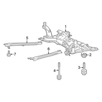 Toyota OE - Front Suspension - Suspension Mounting (Hatchback)