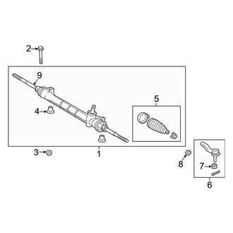 Toyota OE - Steering Gear & Linkage (Hatchback)