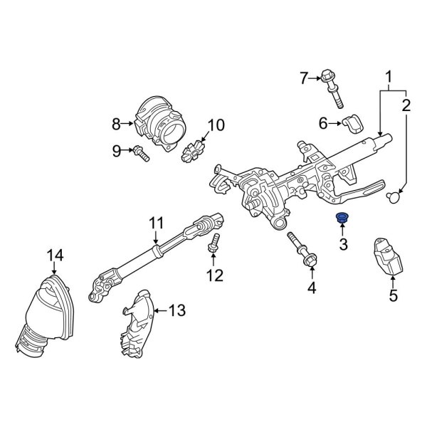 Steering Column Nut