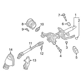 Toyota OE - Steering Column Assembly (Hatchback)