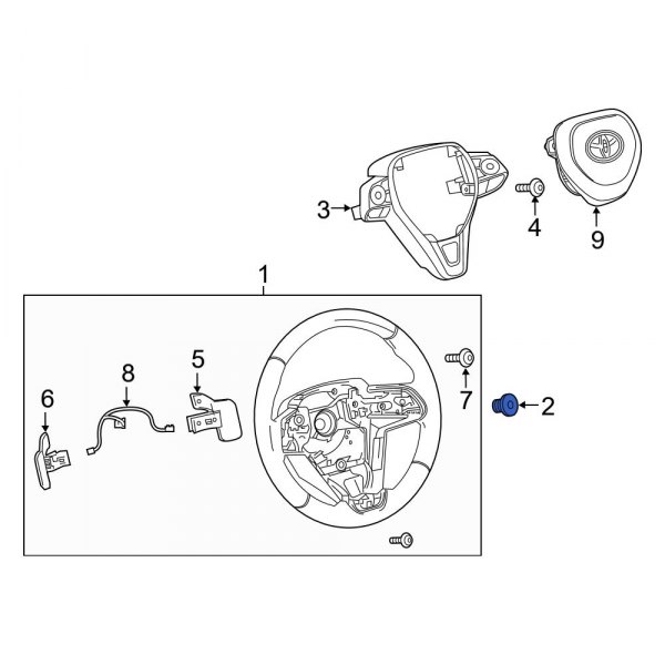 Steering Wheel Bolt