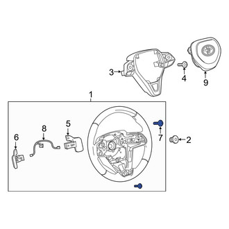 Toyota OE - Steering Wheel Transmission Shift Control Switch Screw