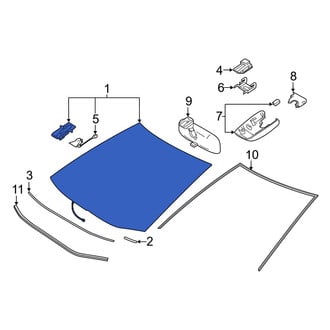 Toyota OE - Front Windshield