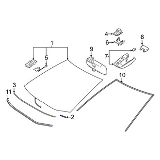 Toyota OE - Windshield Insulator