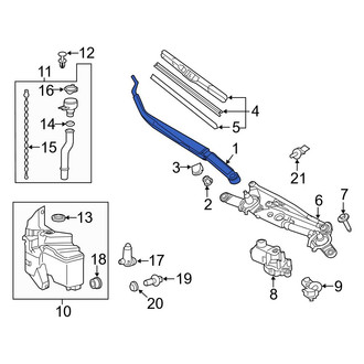 Toyota OE - Front Right Wiper Arm