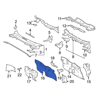 Toyota OE - Front Firewall