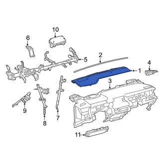 Toyota OE - Center Upper Instrument Panel Trim Panel