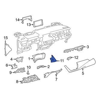 Toyota OE - Center Instrument Panel Trim Panel