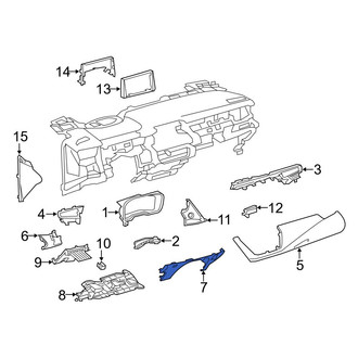 Toyota OE - Instrument Panel Knee Bolster
