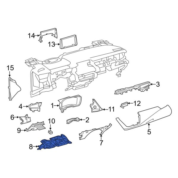 Instrument Panel Knee Bolster