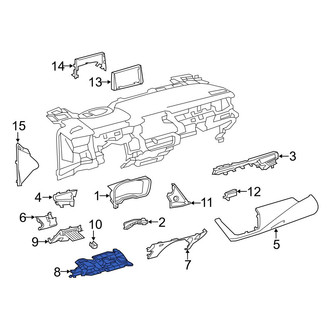 Toyota OE - Left Instrument Panel Cover