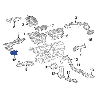 Toyota OE - Left Dashboard Air Vent