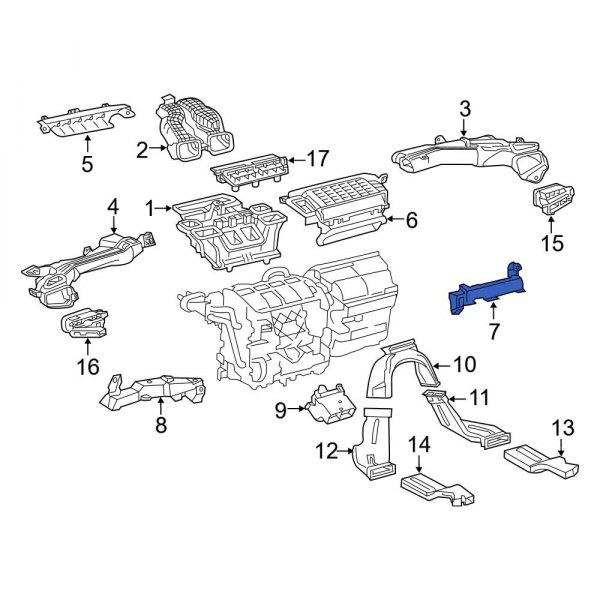 Instrument Panel Air Duct