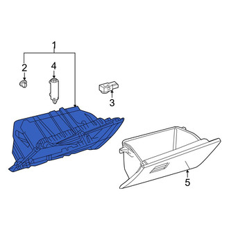 Toyota OE - Front Glove Box Housing
