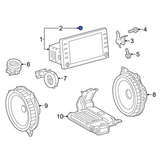 Toyota OE - Radio Knob