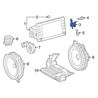 Toyota OE - Right GPS Navigation System Bracket