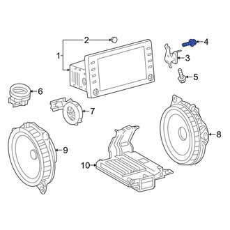 Toyota OE - Radio Screw