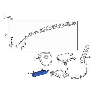 Toyota OE - Lower Instrument Panel Air Bag