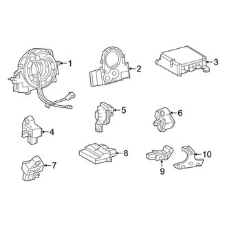 Toyota OE - Restraint Systems - Air Bag Components (Modules & Sensors), (Hatchback)