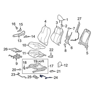 Toyota OE - Front Right Power Seat Wiring Harness