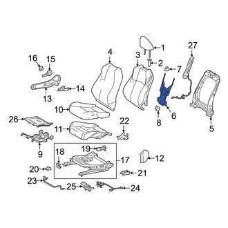 Toyota OE - Front Right Seat Lumbar Support Cushion