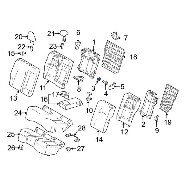 Seat Back Frame Washer