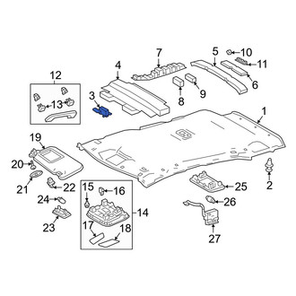 Toyota OE - Front Right Roof Insulator