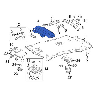 Toyota OE - Center Roof Insulator