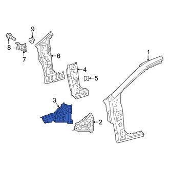 Toyota OE - Front Left Fender Apron Reinforcement