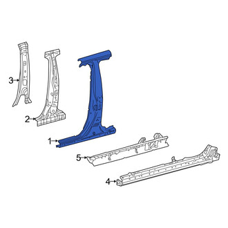 Toyota OE - Left Body B-Pillar and Rocker Panel