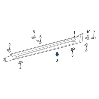 Toyota OE - Rocker Panel Molding Clip