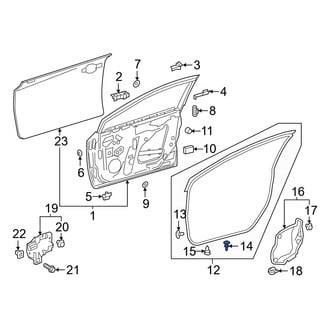 Toyota OE - Door Seal Clip