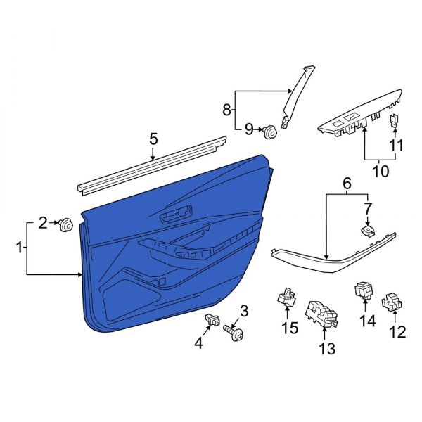 Door Interior Trim Panel