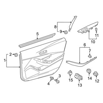 Toyota OE - Front Door - Interior Trim (Hatchback)