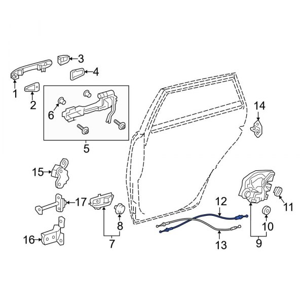 Door Latch Cable